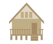 コテージのアイコン